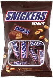 Конфеты Snickers minis, 180 г