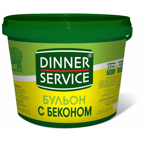 DINNER SERVICE Бульон со вкусом бекона, 2 кг