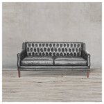 Диван Roomers Furniture grey, 8829-3D/grey#67 - изображение