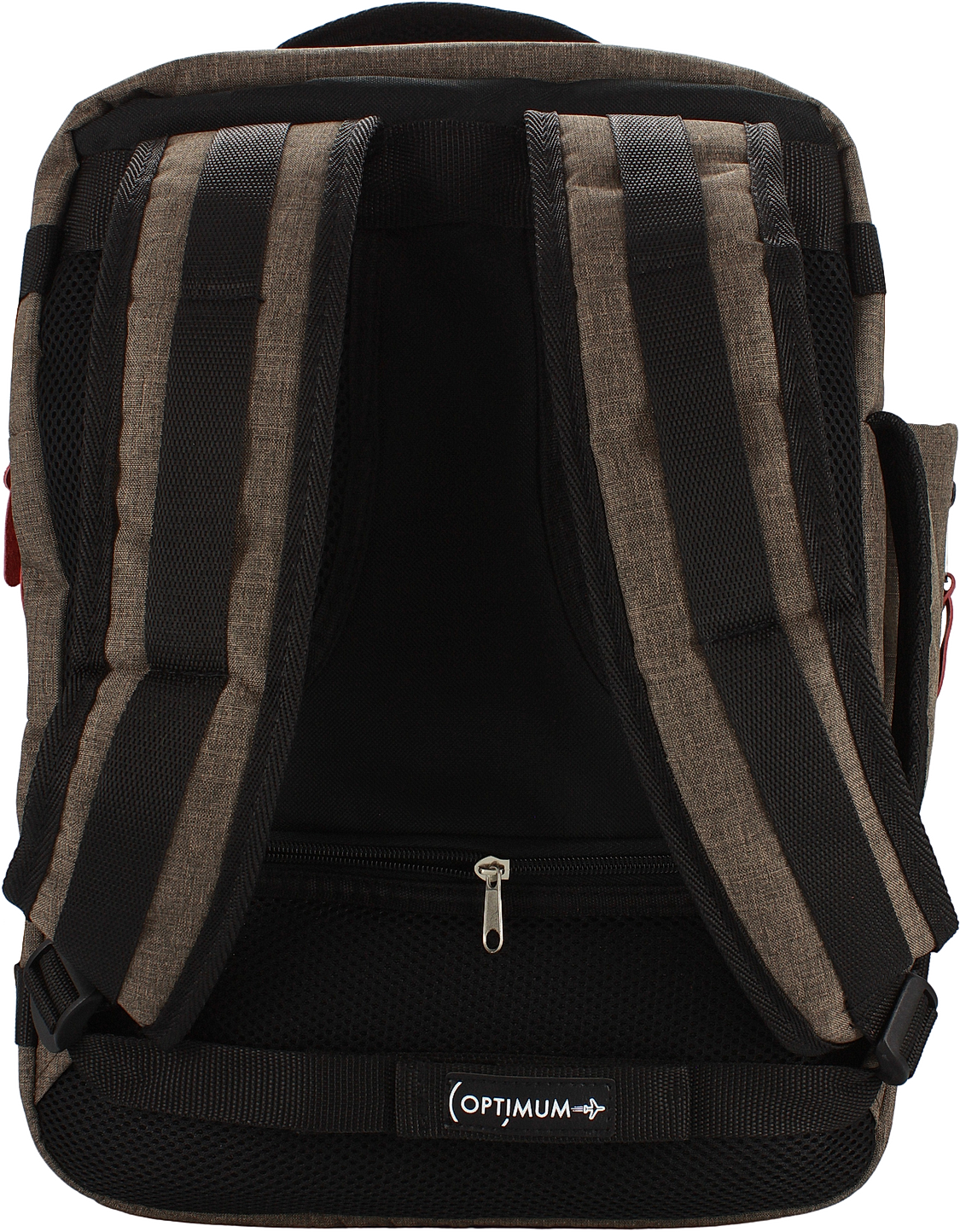 Рюкзак сумка дорожная чемодан ручная кладь 40х30х20 в самолет, коричневый - фотография № 4