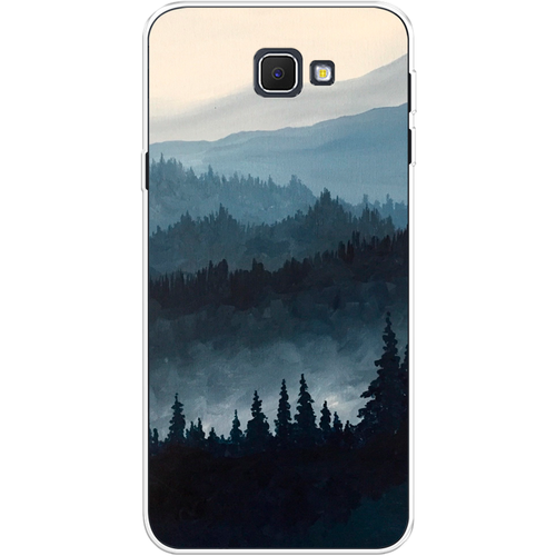 Силиконовый чехол на Samsung Galaxy J5 Prime 2016 / Самсунг Галакси Джей 5 Прайм 2016 Туманные горы