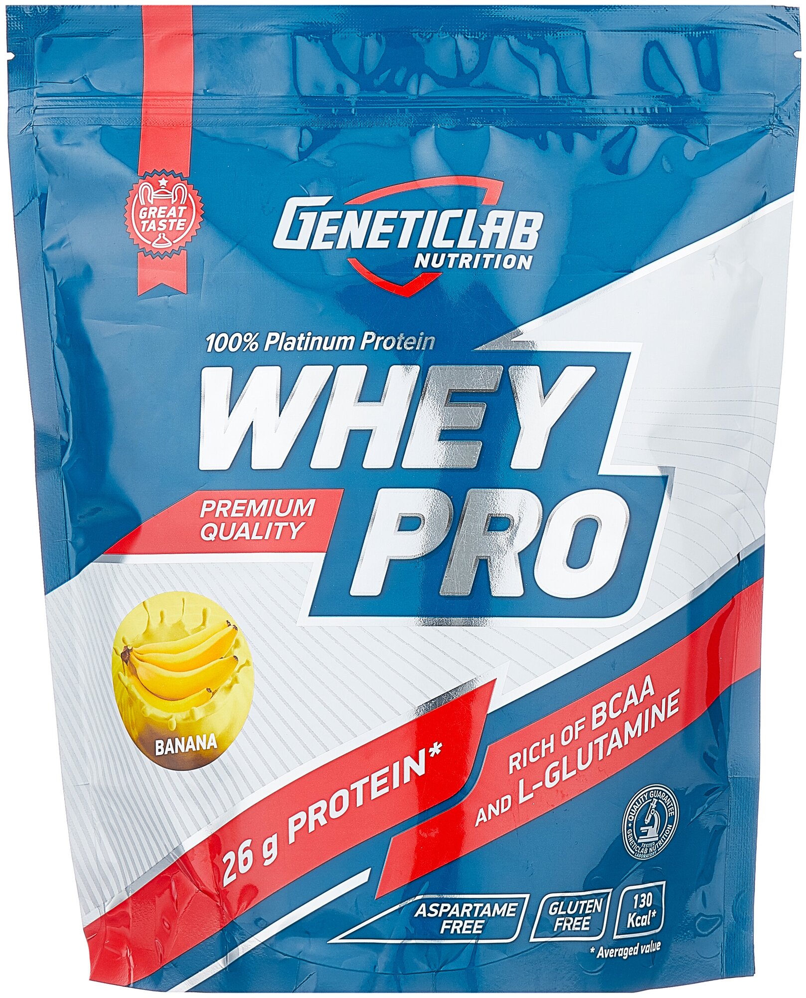 Протеин сывороточный Geneticlab Nutrition Whey Pro (1000 г) Банан