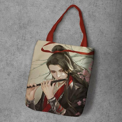 фото Сумка шоппер anime dakimakura, фактура рельефная, мультиколор