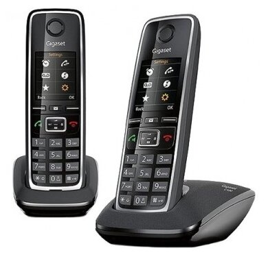Радиотелефон Gigaset C530 DUO Black в магазине Яндекс.Маркет Радиотелефон Gigaset C530 DUO Black