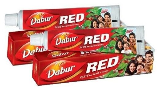 Зубная паста Ред Дабур (RED Dabur), 100 гр, 2 шт.