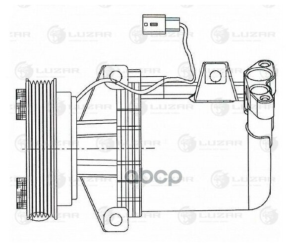 Компрессор Кондиц. Luzar арт. LCAC 0978