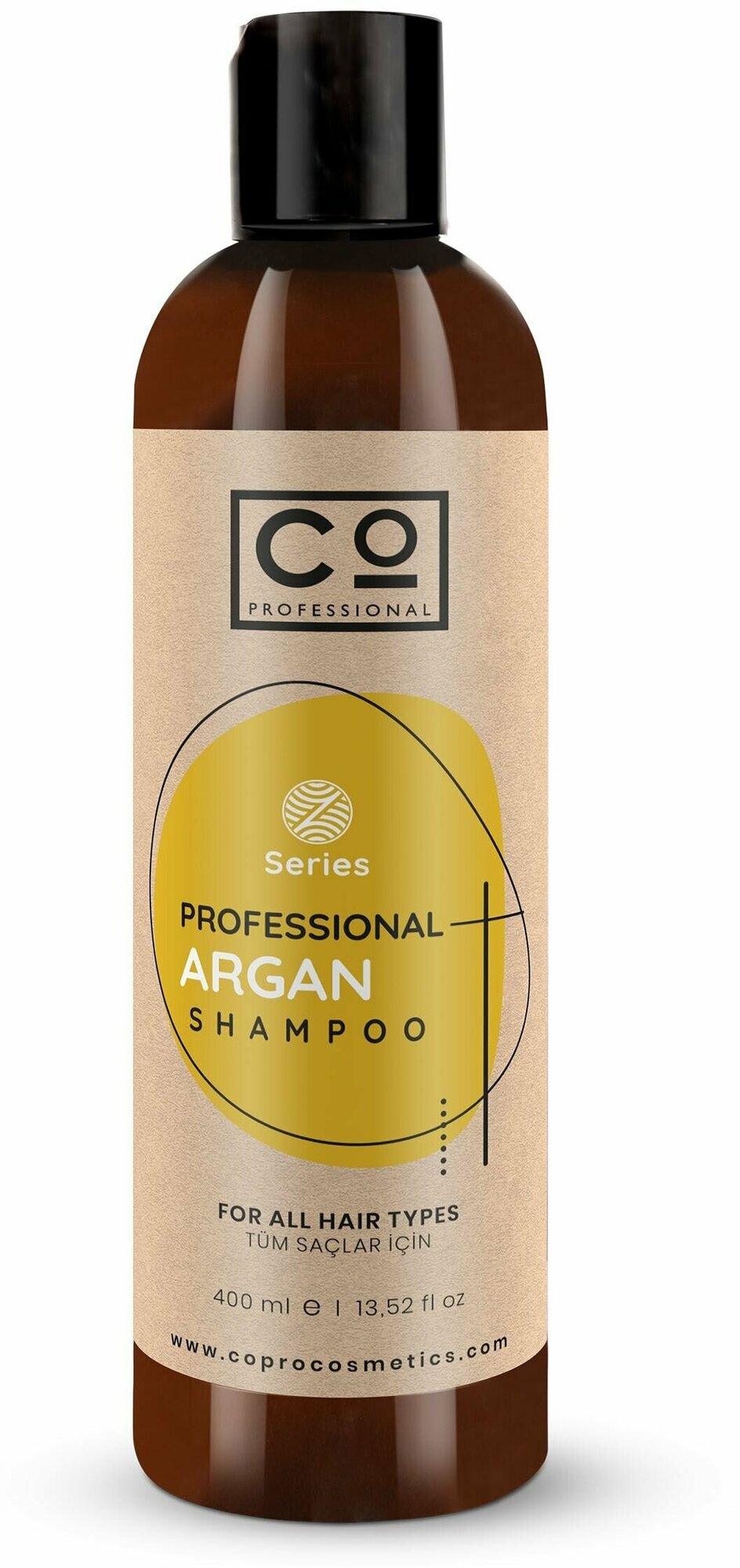 Шампунь с аргановым маслом CO PROFESSIONAL Argan Shampoo, 400 мл