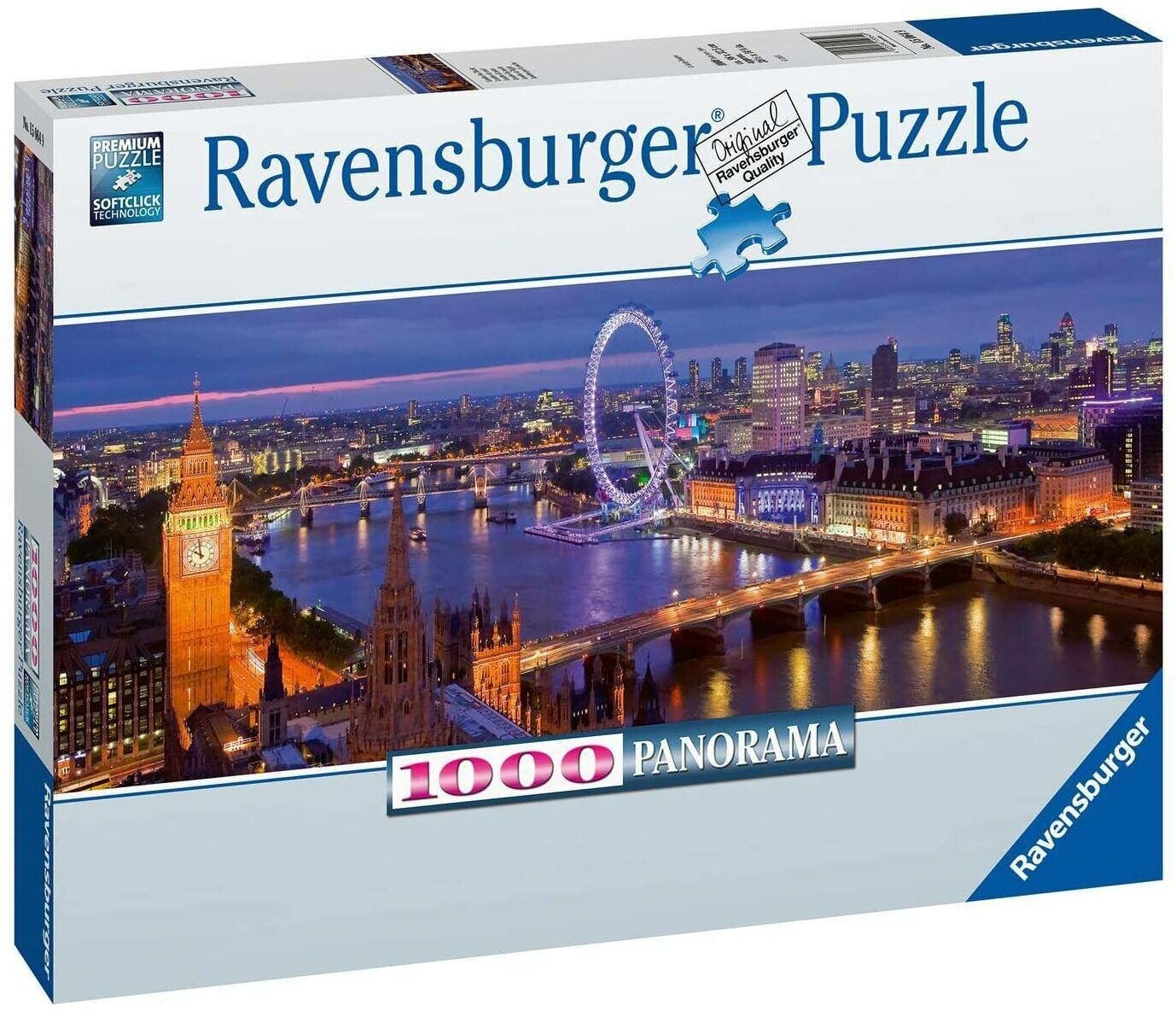 Ravensburger. Пазл карт. 1000 "Ночной Лондон"