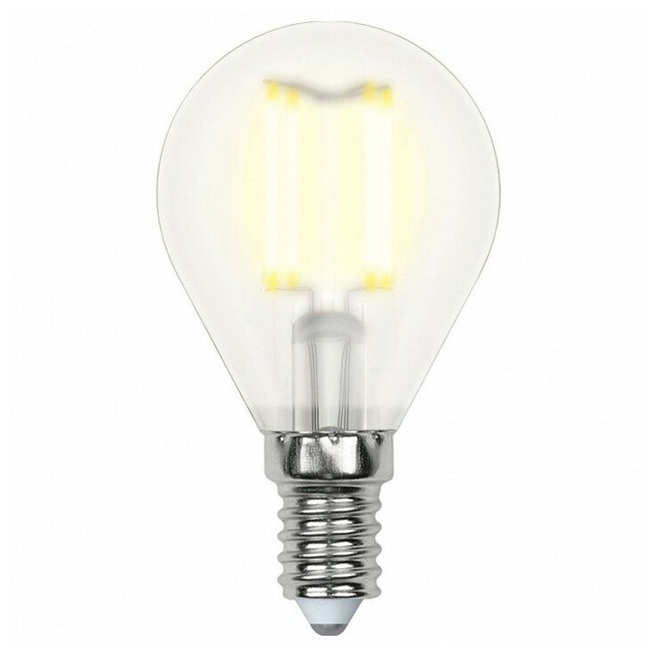 Лампа светодиодная Uniel UL-00000303, E14, G45, 6 Вт, 3000 К - фотография № 7