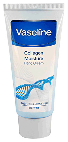 Увлажняющий крем для рук с коллагеном Vaseline Collagen Moisture Hand Cream, 80мл, FoodaHolic, 8809758320734