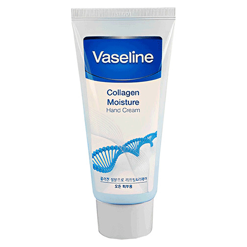 Увлажняющий крем для рук с коллагеном Vaseline Collagen Moisture Hand Cream, 80мл, FoodaHolic, 8809758320734 увлажняющий крем для рук vaseline deep moisture hand cream 80мл