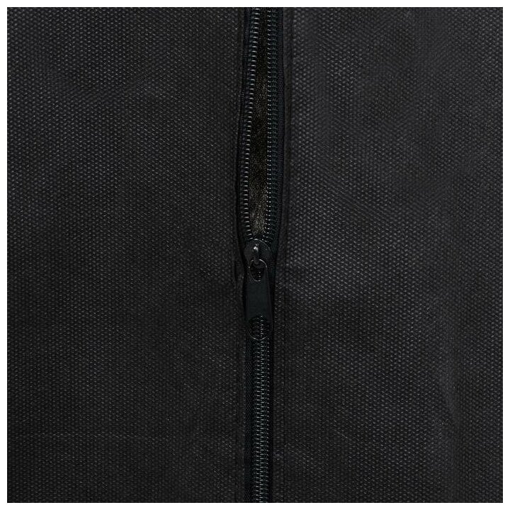 Moon Land Чехол для одежды зимний, 100×60×10 см, спанбонд, цвет чёрный - фотография № 3