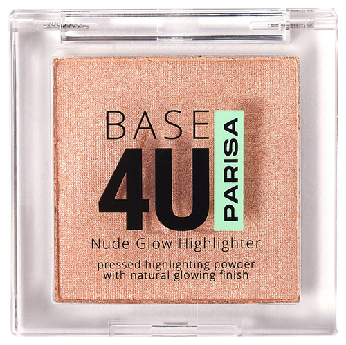 Пудра-хайлайтер для лица Parisa Cosmetics Base 4U т. 2 Персиковый 5,2 г