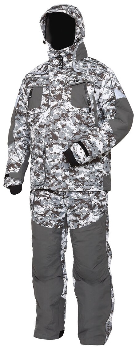 Костюм зимний NORFIN Explorer Camo камуфляж XL