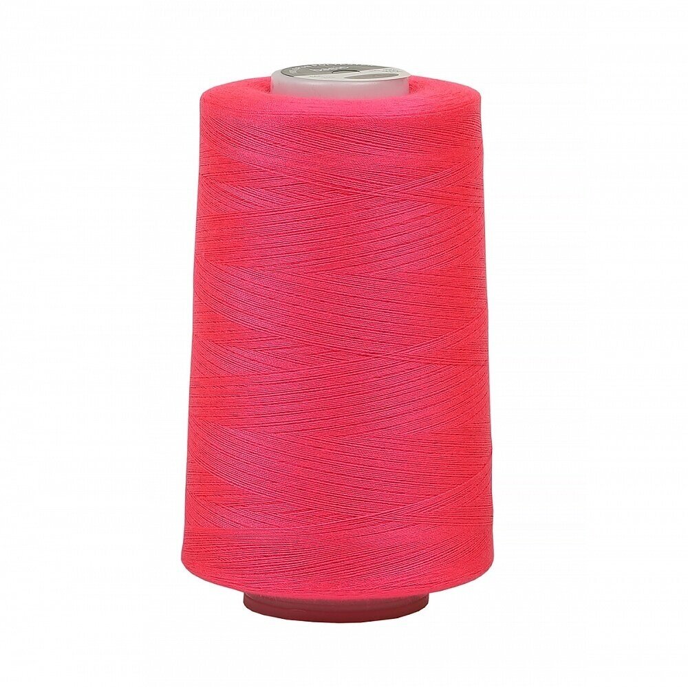 Швейные нитки MAXag basic 40/2 полиэстер, 5000 ярд, цвет 713 ярко-розовый неон Max (2.40/2. MAX.713)
