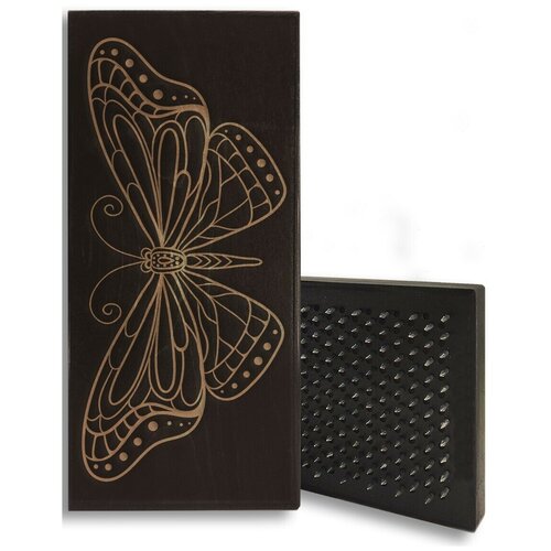 фото Доска садху с динамическими гвоздями, животные - 9 шаг 10мм черная goodwood