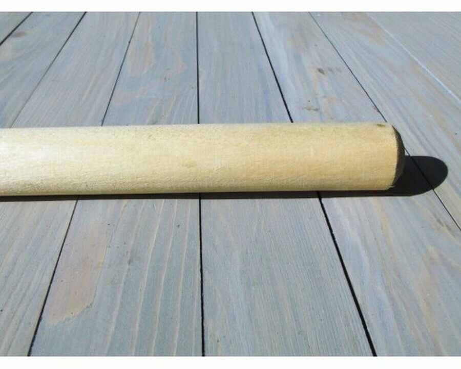 Черенок деревянный для лопаты, тяпки, швабры 32 мм 1 штука - фотография № 3
