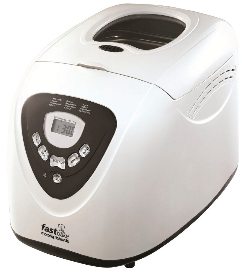 Хлебопечка Morphy Richards 48281, white