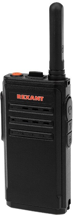 Рация Rexant R-1 16кан. до 9км аккум. черный/красный (46-0871) - фото №1