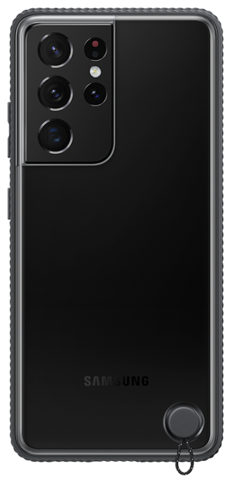 Чехол (клип-кейс) Samsung для Samsung Galaxy S21 Ultra Protective Standing Cover прозрачный/черный (