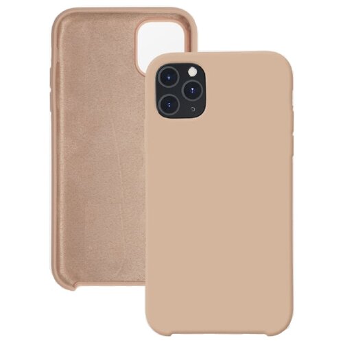 фото Чехол силиконовый для apple iphone 11 pro пудра матовый full cover