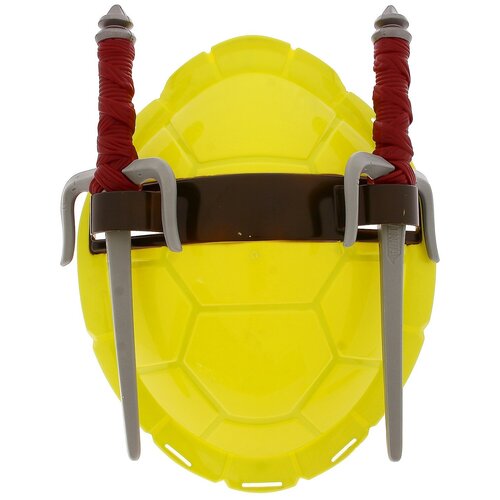 Детский набор героя Ниндзя Рафаэль, черепашки-ниндзя, с панцирем, 2 кинжала игрушка игровой набор ниндзя рафаэль 2624272 35 см желтый