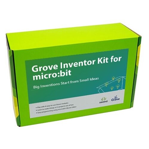 набор миниатюр совместимый с bardwood grove Набор деталей Seeed Grove Inventor Kit for micro:bit, 110060762