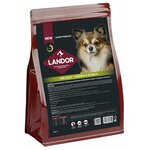 Landor корм для собак малых пород, c индейкой и ягненком 1 кг - изображение