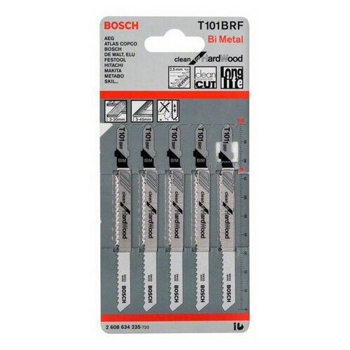 Набор пилок BOSCH 2608634235, 5 шт.