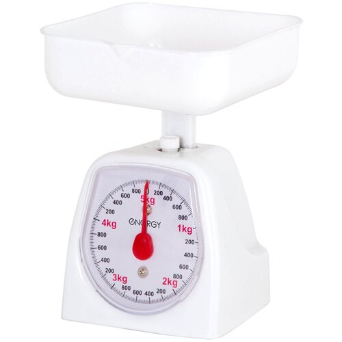 Весы кухонные механические ENERGY EN-406МК, (0-5 кг) квадратные кухонные весы brabantia цифровые кухонные весы