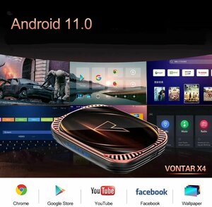 ТВ-приставка Vontar X4 Amlogic S905Х4 4/32Гб — купить в интернет-магазине  по низкой цене на Яндекс Маркете