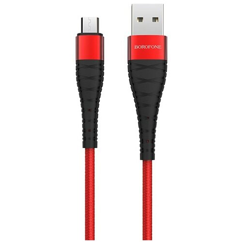 Кабель USB, micro USB, Borofone BX32 Munificent, 100 см, красный кабель usb micro usb borofone bx32 munificent 100 см красный