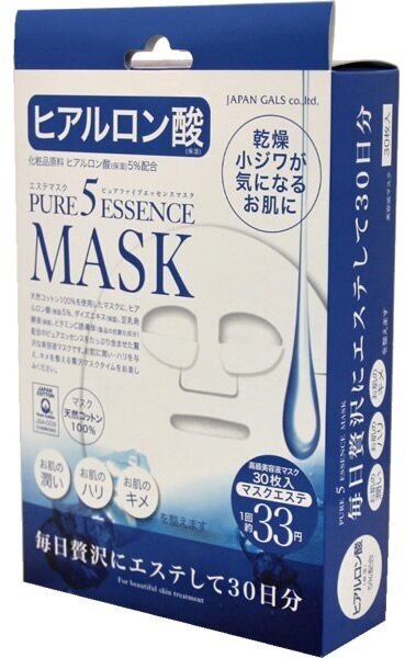 Маска Pure Essential с гиалуроновой кислотой Japan Gals - фото №6