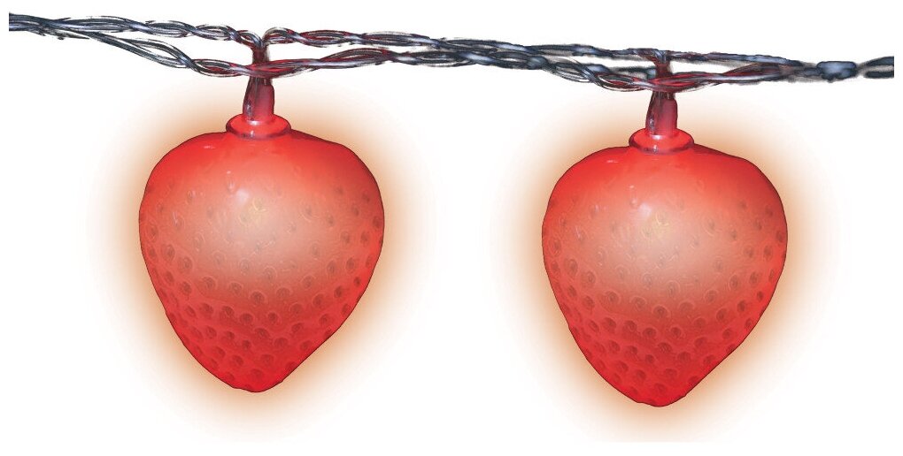 фото Гирлянда Uniel ULD-S0400-010/STB/2AA Red IP20 Strawberry