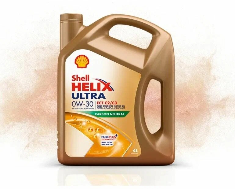 Моторное масло Shell Helix Ultra ECT C2/C3 0W-30 синтетическое 4 л (550046375)