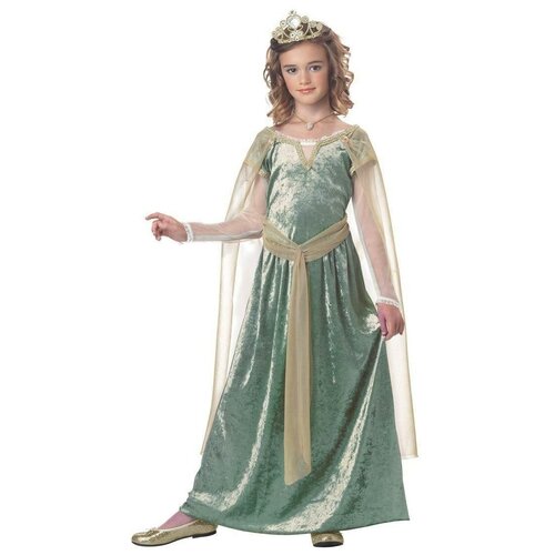 фото Костюм california costumes kоролева гвиневра 00381, зелeный, размер s (6-8 лет)