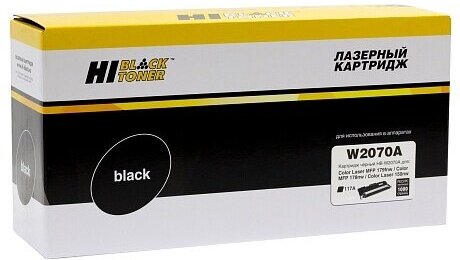 Картридж Hi-Black HB-W2070A, 117A, черный, 1K, с чипом