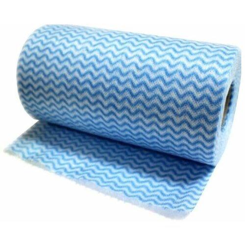 Салфетки с перфорацией, 25х30см, 30шт/рулон, цена за рулон, синяя волна Рыжий Кот