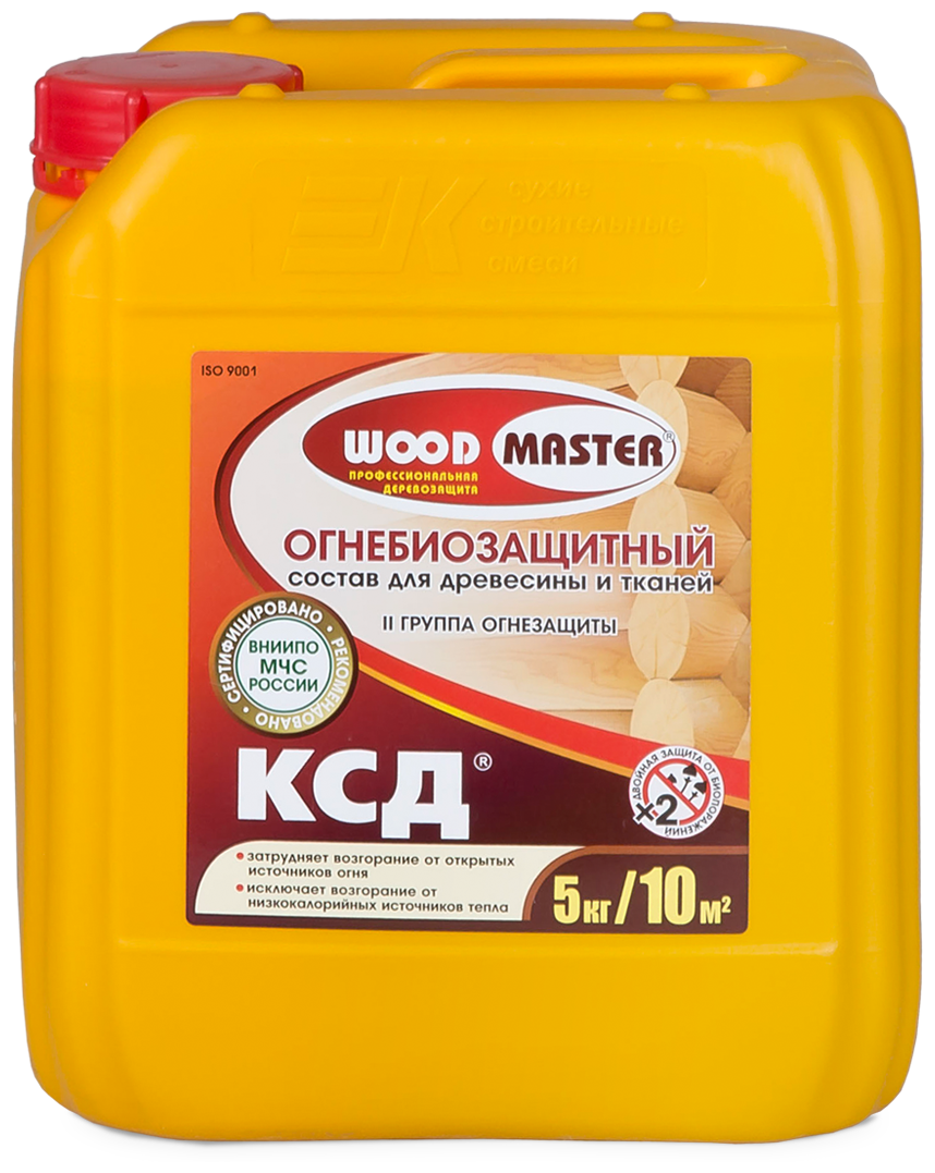 Огнебиозащитный состав WOODMASTER КСД (5кг.)