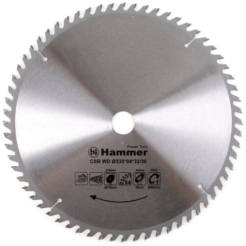 Пильный диск Hammer Flex 205-121 CSB WD 335х32 мм