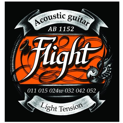 фото Flight ab1152 струны для акустической гитары