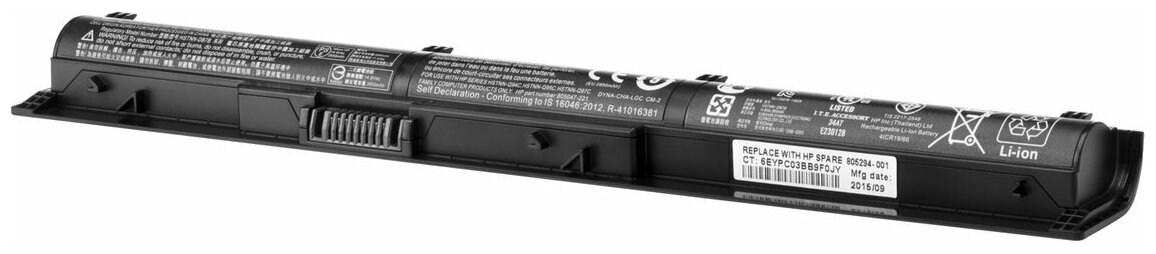    HP ProBook 450 G3, 455 G3, 470 G3, Envy 15 Series. 14.4V 2200mAh 32Wh. PN: HSTNN-Q97C, P3G15AA, RI04, RI04XL, RI06XL.