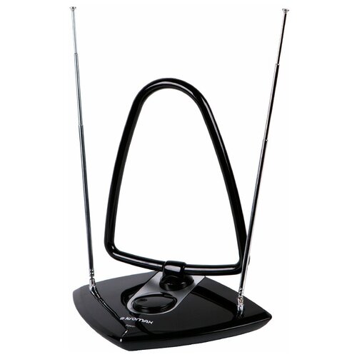 Антенна для цифрового тв телевизионная комнатная активная Kromax TV FLAT-06, поддержка DVB-T2