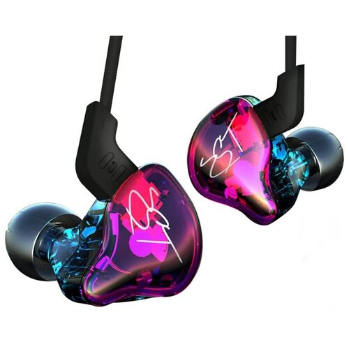 Наушники KZ Acoustics ZST без микрофона фиолетовый 209000₽