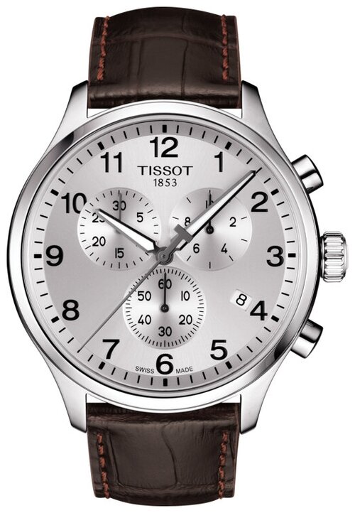 Наручные часы TISSOT T-Sport T116.617.16.037.00, коричневый, серебряный