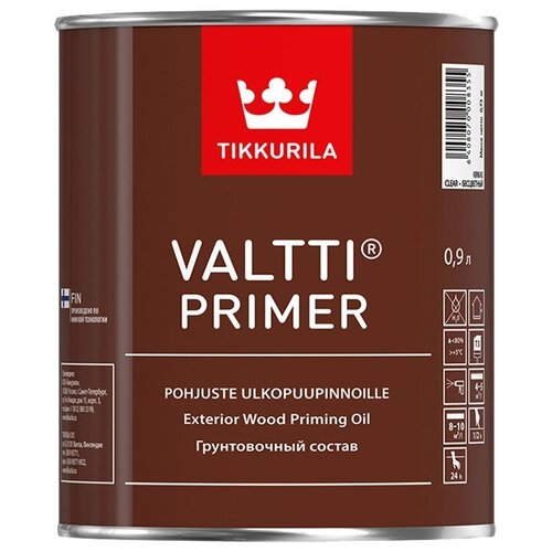 Тиккурила Валтти Праймер (VALTTI Primer) грунтовочный антисептик для древесины (0,9л)