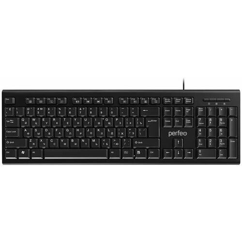 PERFEO (PF-3093) CLASSIC PF-6106-USB, черный клавиатура perfeo classic стандартная usb черная pf 6106 usb pf 3093