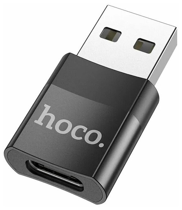 Переходник USB на Type-С hoco UA17 / USB 2.0