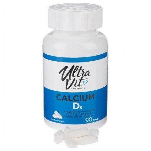 UltraVit calcium vitamin d3 90 шт кальций d3 dr mybo calcium citrate oyster в таблетках 90 шт