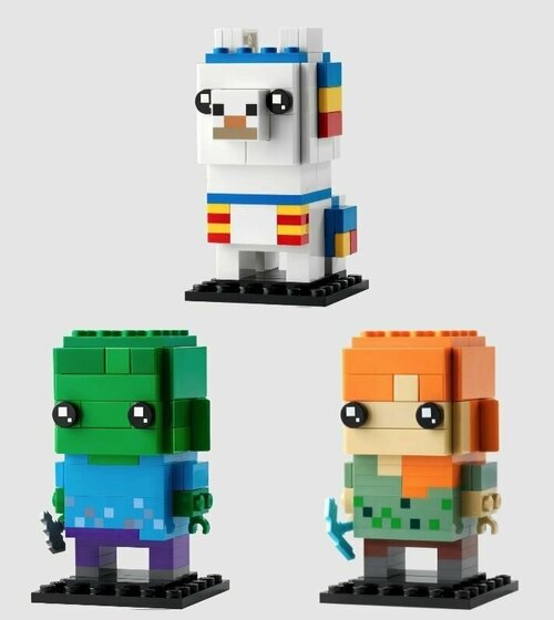 Lego BrickHeadz Minecraft 3 фигурки